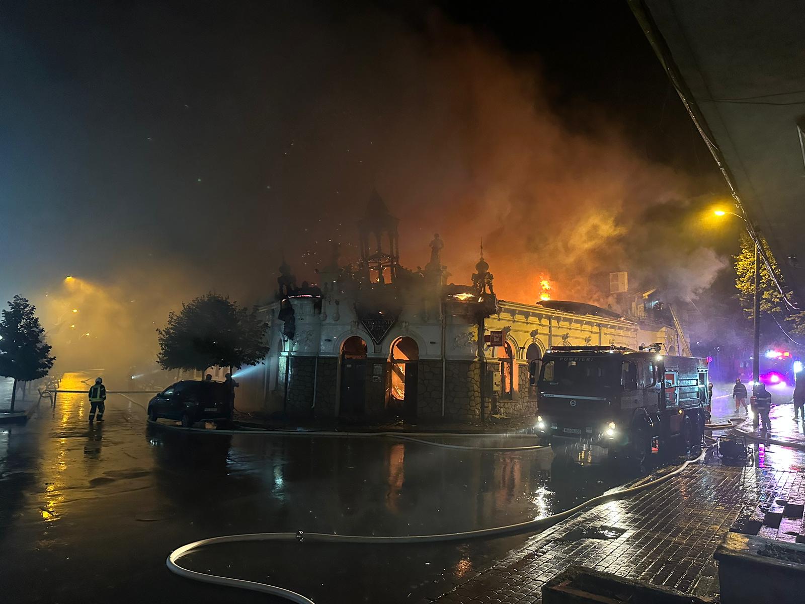 incendiu  restaurant Podgoriile Hușilor monument istoric